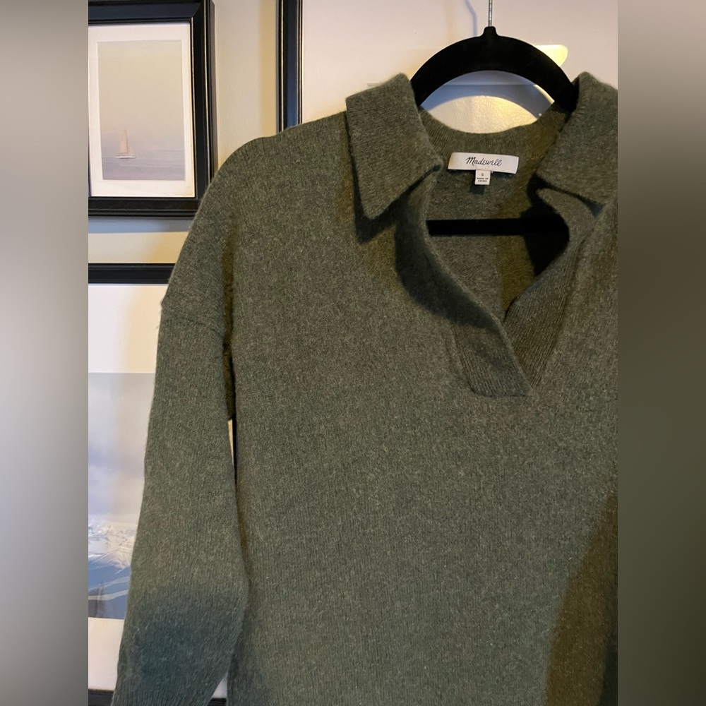 Madewell Polo Sweater Dress